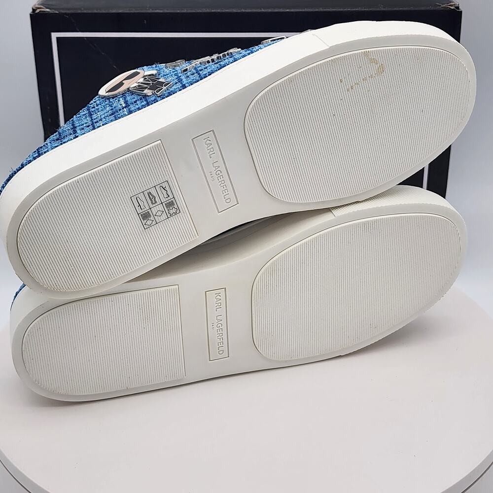 NEW - Karl Lagerfeld Paris Cambria Mule Women's Slip-On Sneakers- Size 8.5 - Picture 9 of 10